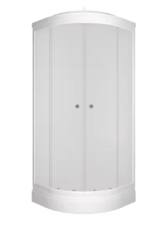 Душевая кабина Triton Вельвет Щ0000064622 80x80 см профиль белый стекло матовое